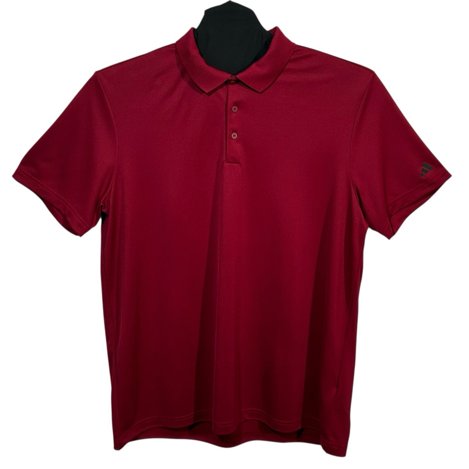 Adidas Men's Golf Primegreen Performance Polo Shirt Xl Burgundy Moisture-Wick
